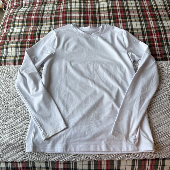Alo Conquer Reform Crewneck Long Sleeve (White Size Small) - Picture 4 of 9